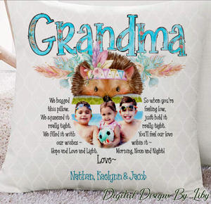 GRANDMA'S SPECIAL PILLOW (Design for Grandma & Grammy)
