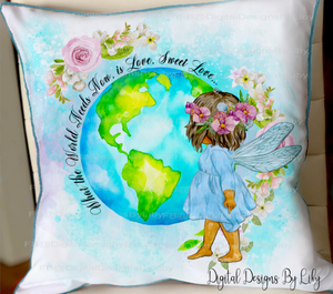 WORLD NEEDS LOVE (Designs for Mugs, T-Shirts/Pillows & More)