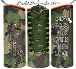 COMBAT BOOTS FOR FREEDOM 20oz SKINNY