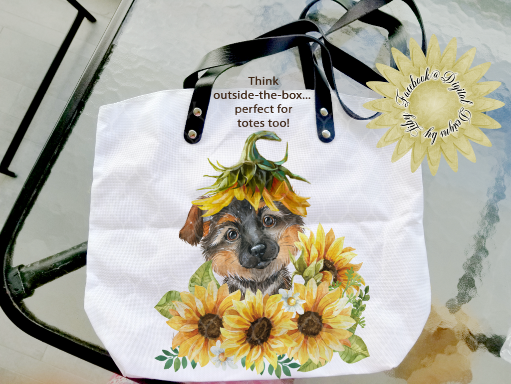 SUNFLOWER GERMAN SHEPHERD MEGA BUNDLE (Skinny Tumbler, Mug, Door Mat, Garden Flag, Door Sign & More)