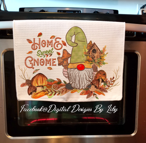 HOME SWEET GNOME TOWEL DESIGN & MORE