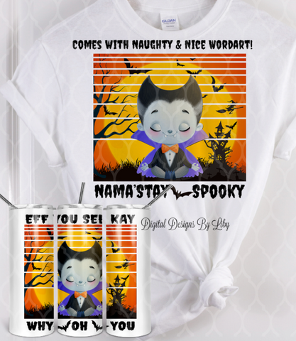 YOGA HALLOWEEN - VAMPIRE Naughty & Nice (Flexible Design)