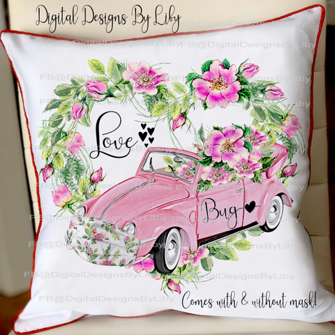 LOVE BUG! (2 Designs for Mugs, T-Shirts, Totes & More)