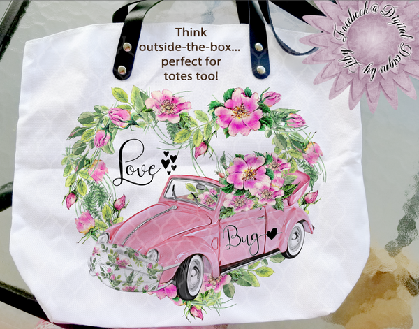 LOVE BUG! (2 Designs for Mugs, T-Shirts, Totes & More)